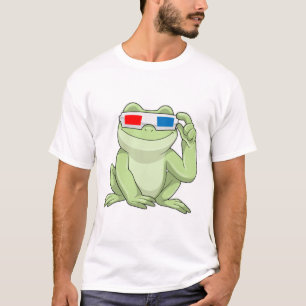 Frosch mit Brille T-Shirt