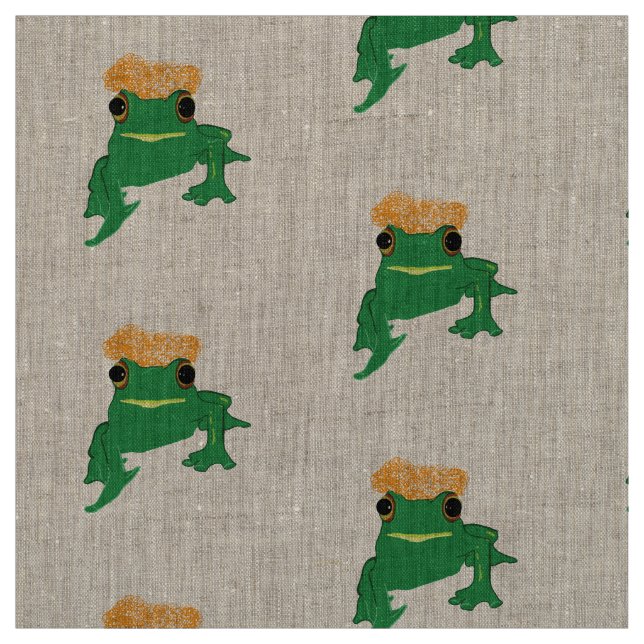 Frosch mit dem Haar Stoff (Muster)