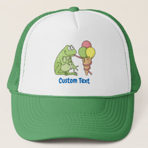 Frosch mit Icecream Trucker Hat Truckerkappe