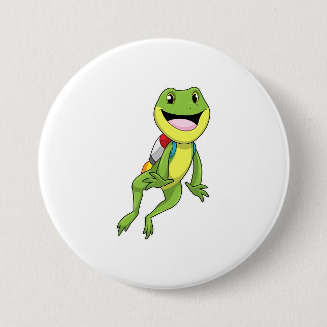 Frosch mit Jetpack Button (Vorderseite)