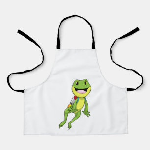 Frosch mit Jetpack Schürze