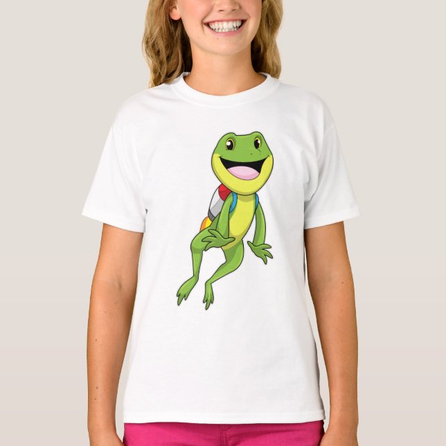 Frosch mit Jetpack T-Shirt (Vorderseite)