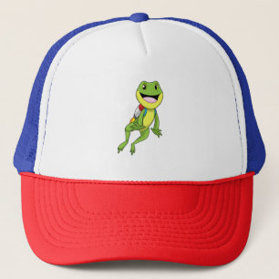 Frosch mit Jetpack Truckerkappe