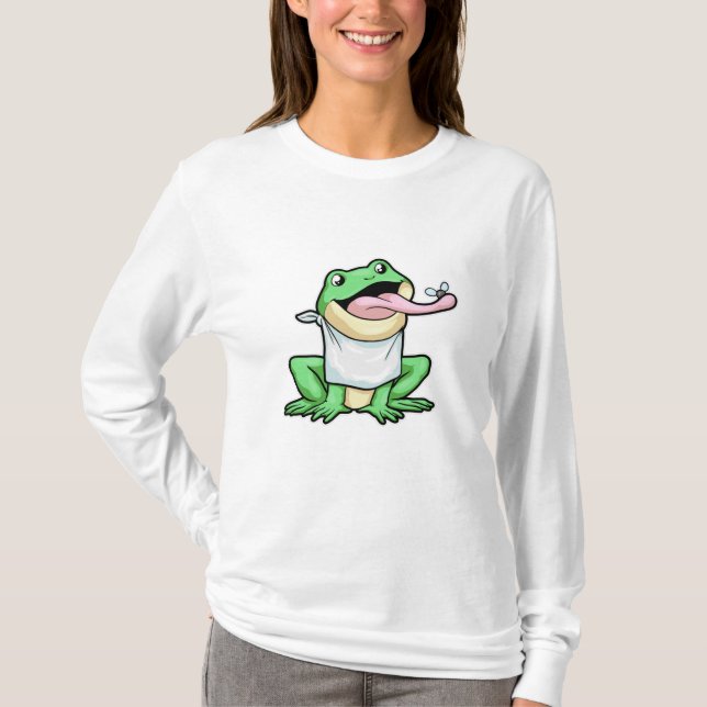 Frosch mit Käfer T-Shirt (Vorderseite)