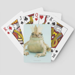 Frosch mit Krone Spielkarten