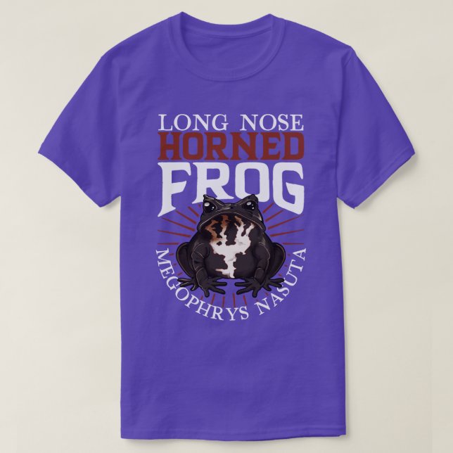 Frosch mit langer Nase T-Shirt (Design vorne)
