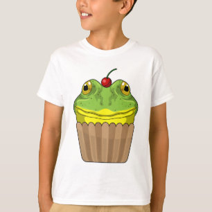 Frosch mit Muffin T-Shirt