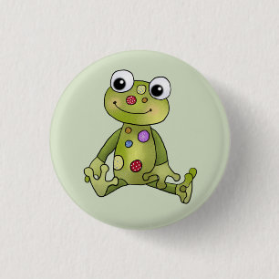 Frosch mit Punkten Button