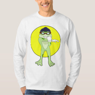 Frosch mit Schwimmbrille T-Shirt