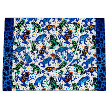 Frosch Muster Geschenktasche
