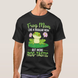 Frosch-Mutter-Jagd-Design Kröten-Fischer Froschfän T-Shirt
