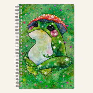 Frosch namens Clover Notizbuch
