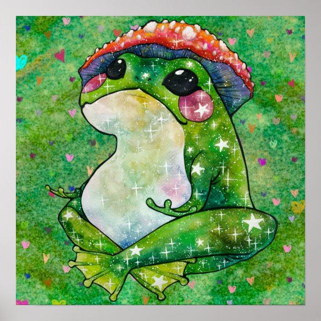 Frosch namens Clover Poster (Vorne)