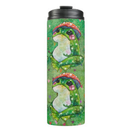 Frosch namens Clover Thermosbecher