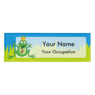 Frosch Namenschild