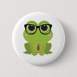 Frosch Nerd Button
