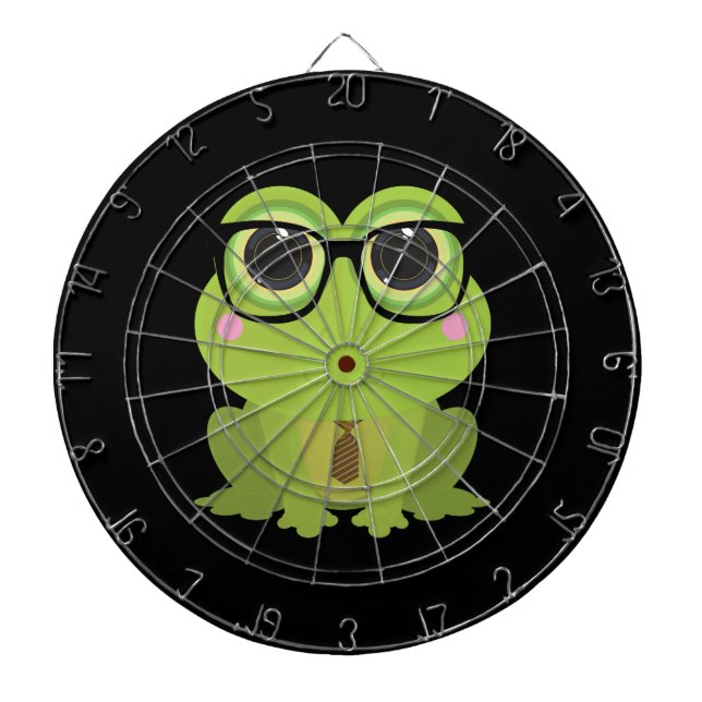 Frosch-Nerd Dartscheibe (vorne)