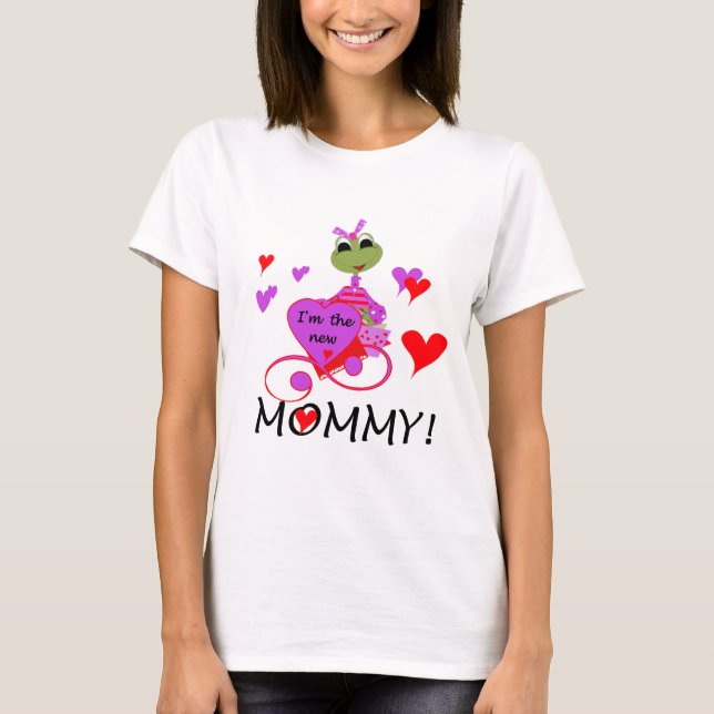 Frosch New Mommy T - Shirt und Geschenke (Vorderseite)