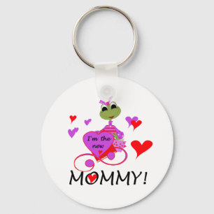 Frosch New Mommy T - Shirt und Geschenke Schlüsselanhänger