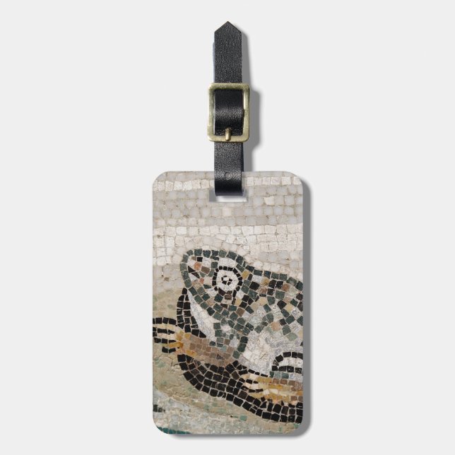 Frosch, Nil-Mosaik, vom Haus des Faun Gepäckanhänger (Vorderseite vertikal)