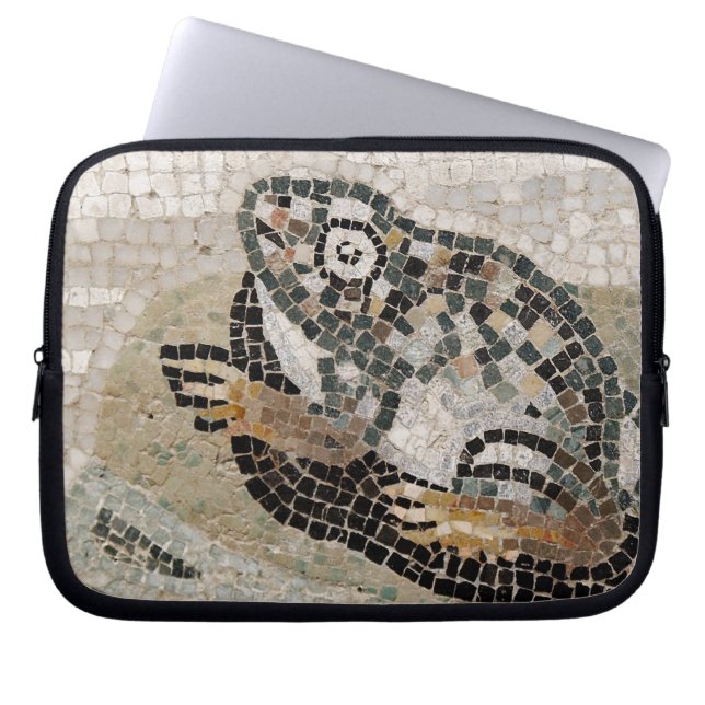 Frosch, Nil-Mosaik, vom Haus des Faun Laptopschutzhülle (Vorderseite)