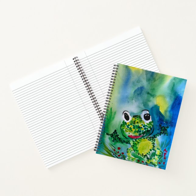 Frosch Notizbuch (Innenseite)