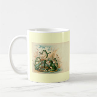 "Frosch-Orchester " Kaffeetasse