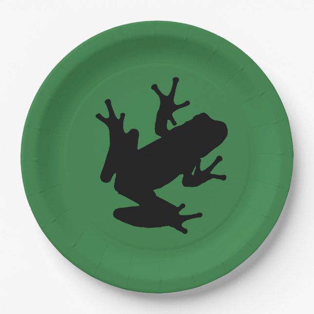 Frosch Pappteller (Vorderseite)