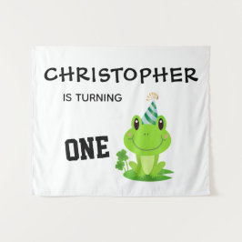 Frosch Party Erstgeburt Sumpf Grüner Frogg Wandteppich