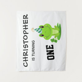 Frosch Party Erstgeburt Sumpf Grüner Frogg Wandteppich