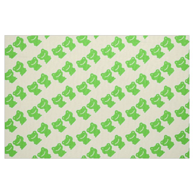 Frosch Pattern Stoff (Fat Quarter (45,7 x 55,9 cm))