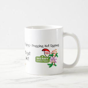 Frosch, Pilz, Frosch, heiße Eggnog-Tasse Kaffeetasse