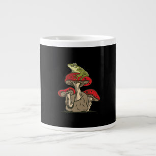Frosch-Pilz-Häuslichklassischer Retro-Charme Jumbo-Tasse