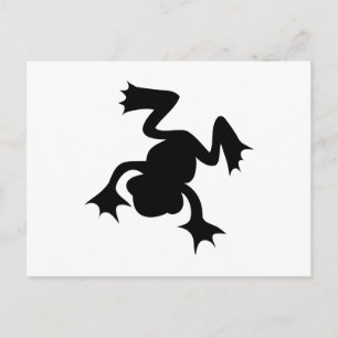 Frosch Postkarte