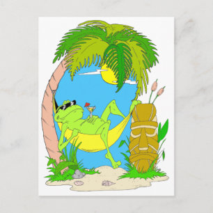 Frosch Postkarte