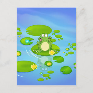 Frosch Postkarte