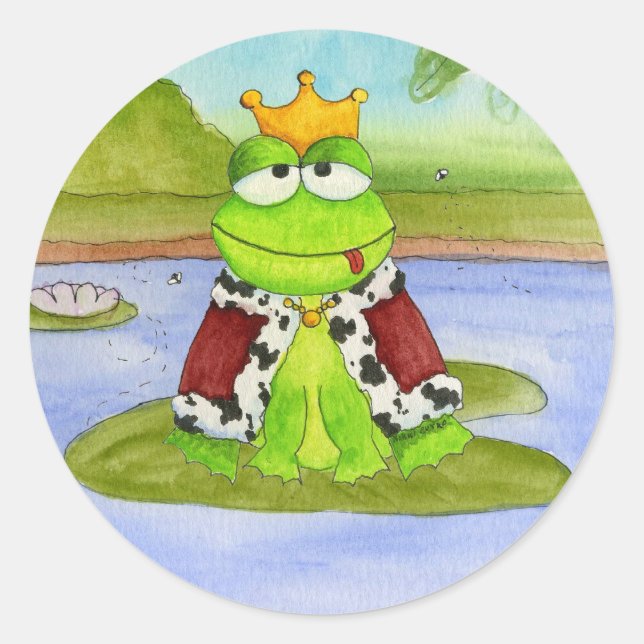 Frosch Prince Sticker (Vorderseite)