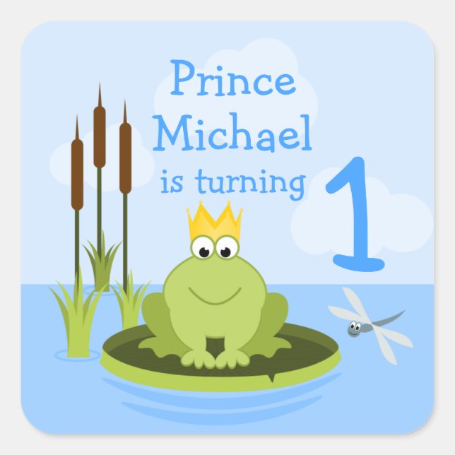 Frosch Prince Stickers (Vorderseite)