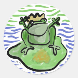 Frosch Prince Valentine Aufkleber