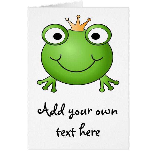 Frosch-Prinz. Glücklicher Frosch (Vorne)