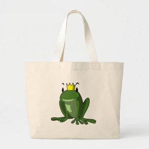 Frosch-Prinz Jumbo Stoffbeutel