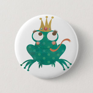 Frosch-Prinz Pin Button