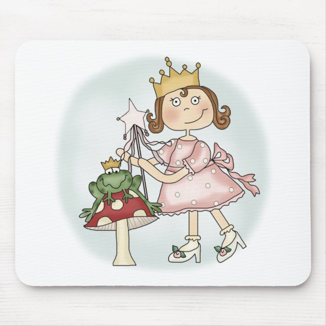 Frosch-Prinzessin Mousepad (Vorne)