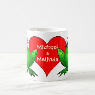 Frosch-Prinzessin Prinz Love Names Kaffeetasse