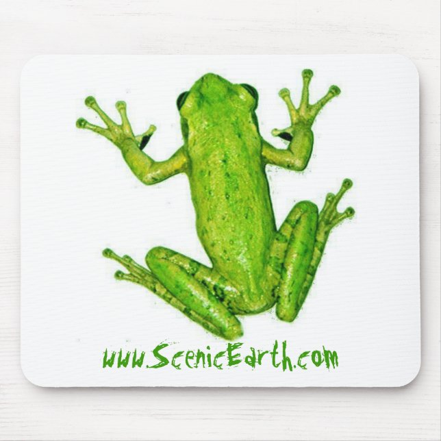 Frosch-Regenwald-Baum- des Waldesfrosch MousePad (Vorne)