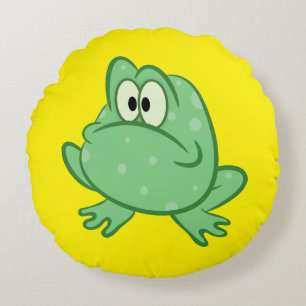 Frosch Rundes Kissen