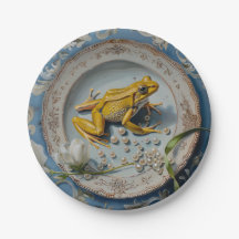 Frosch - Rundpapier-Teller