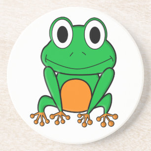 Frosch Sandstein Untersetzer