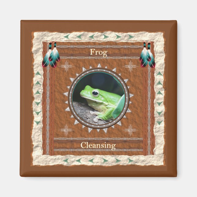 Frosch - Säuberungsmagnet Magnet (Vorne)