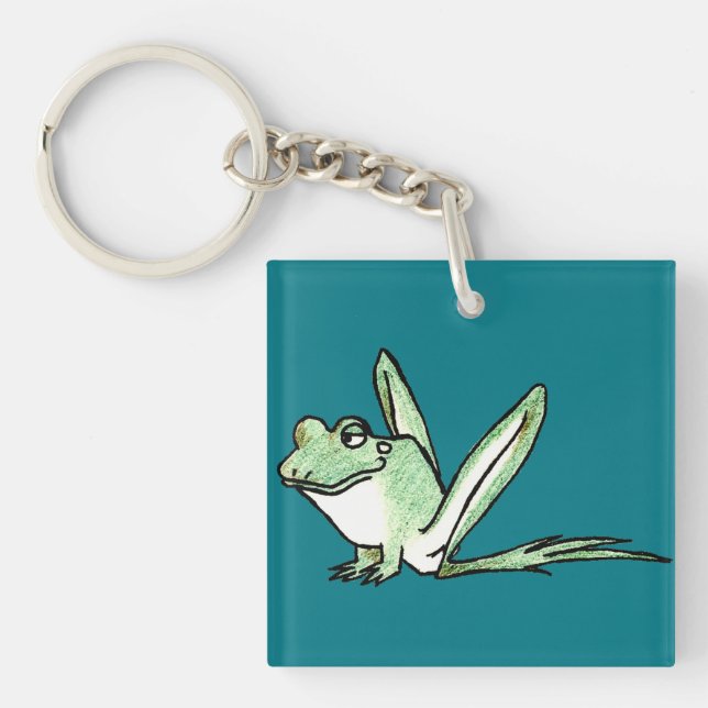 Frosch Schlüsselanhänger (Vorderseite)